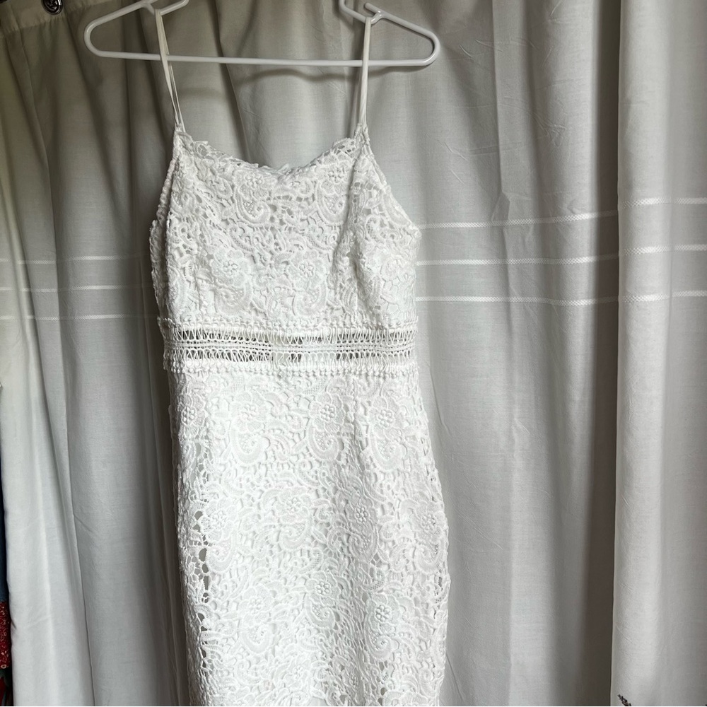 NWT Lace Overlay Dress